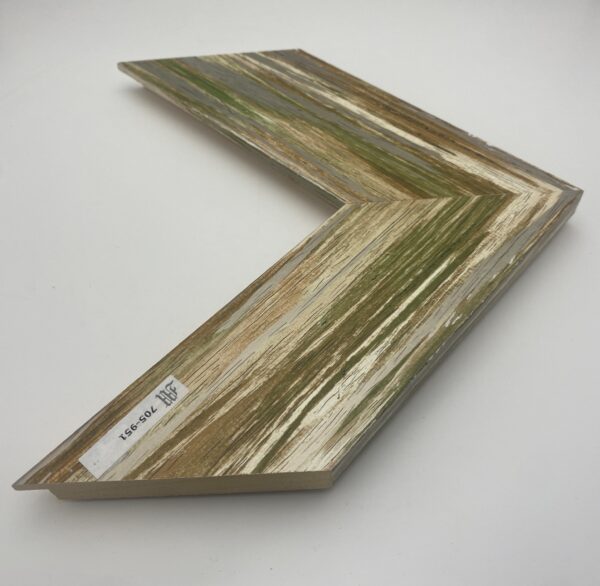 VERDE/TOSTADO TOCADO PLATA