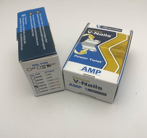 GRAPA ALFA 10mm 2400u. MAD.DURA AZUL