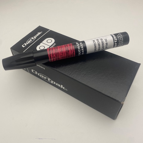 ROTULADOR MARKER ROJO CARMESI